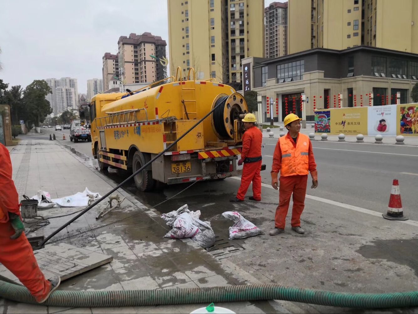 隰县排污管道清淤-管道清洗